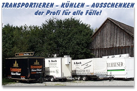 Transportieren. Kühlen. Ausschenken.